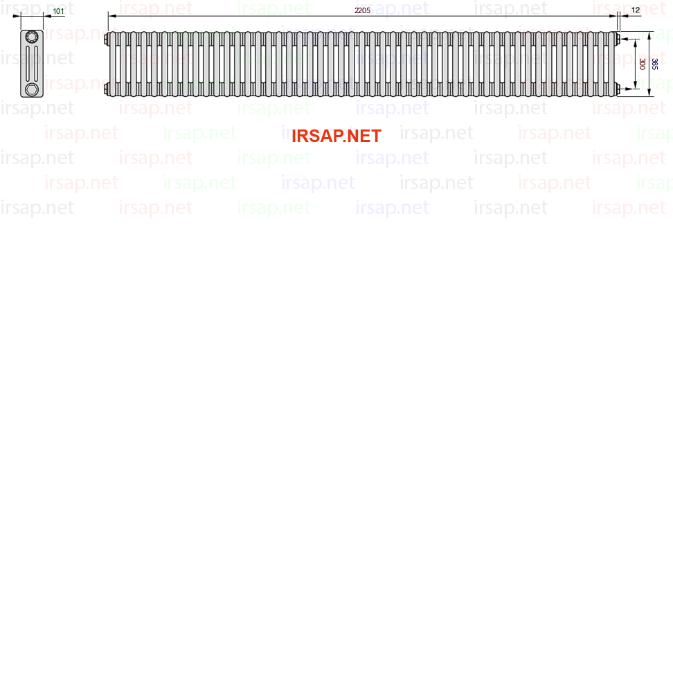 Радиатор IRSAP Tesi 30365/49 T30 CL 01